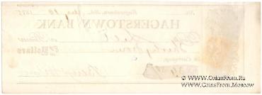 Банковский чек 1875 г.