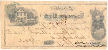 Банковский чек 1877 г.