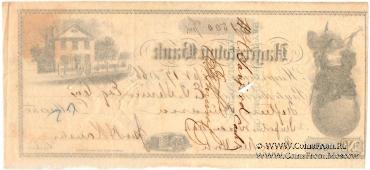 Банковский чек 1864 г.
