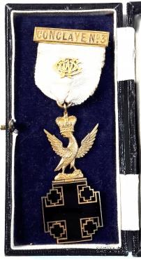 Знак Прошлого Командующего (Государя) Ордена Красного Креста Константина и орденов Гроба Господня и Иоанна Богослова