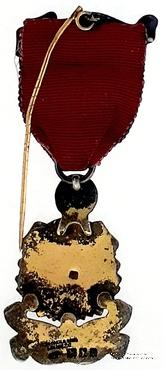 Знак RMBI 1918. STEWARD ROYAL MASONIC BENEVOLENT INST. – Королевский Масонский Благотворительный институт.