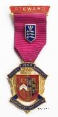 Знак RMBI 1966. STEWARD ROYAL MASONIC BENEVOLENT INST.  – Королевский Масонский Благотворительный институт