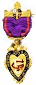 Знак INDEPENDENT ORDER OF ODDFELLOWS MANCHESTER UNITY – МАНЧЕСТЕРСКИЙ СОЮЗ НЕЗАВИСИМОГО ОРДЕНА ТАЙНОГО БРАТСТВА