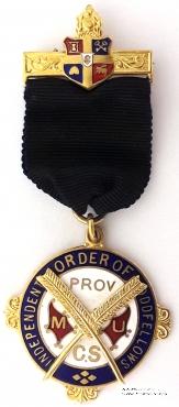 Знак за службу в качестве Секретаря (INDEPENDENT ORDER OF ODDFELLOWS – НЕЗАВИСИМЫЙ ОРДЕН ТАЙНОГО БРАТСТВА).