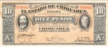 10 песо 1915 г.