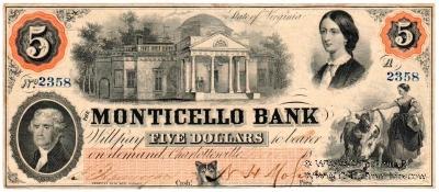 5 долларов США 1860 г.