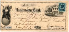 Банковский чек 1877 г.