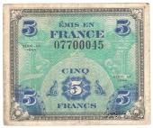 5 франков 1944 г.