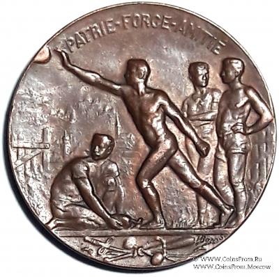 Памятная медаль 1900 г. Швейцария.