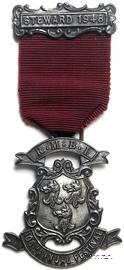 Знак RMBI 1948. STEWARD ROYAL MASONIC BENEVOLENT INST.  – Королевский Масонский Благотворительный институт