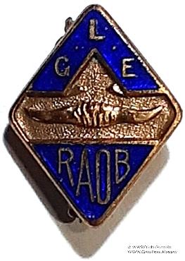 Знак фрачник RAOB.