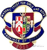 Знак MTGB 2008. STEWARD Masonic Trust for Girls and Boys.