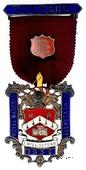 Знак RMBI 1939. STEWARD ROYAL MASONIC BENEVOLENT INST. – Королевский Масонский Благотворительный институт.