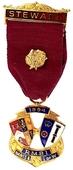 Знак RMBI 1994. STEWARD ROYAL MASONIC BENEVOLENT INST. – Королевский Масонский Благотворительный институт.